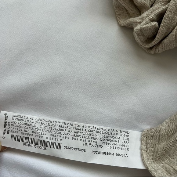 Zara  Ribbed Sleeveless Dress Women Small - Picture 11 of 11